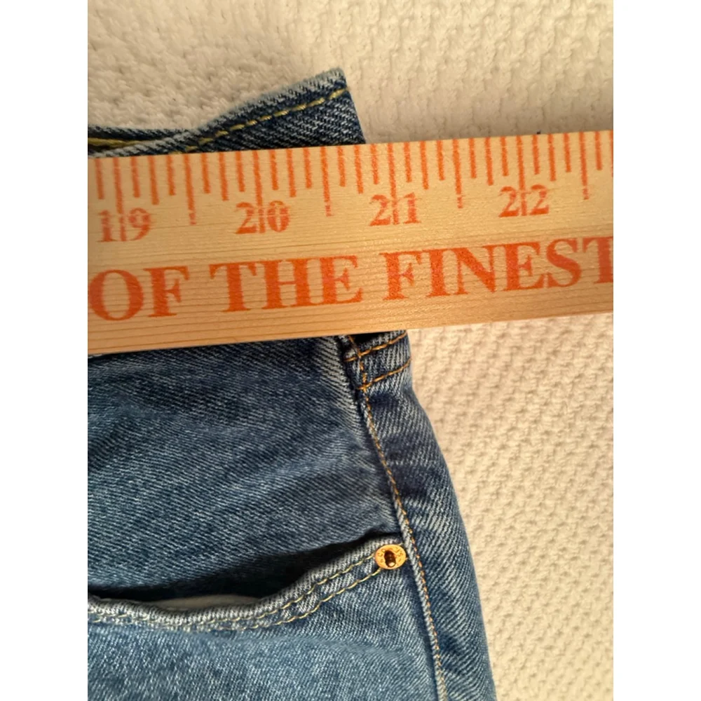 Men's Levi's 505 Straight Leg Jeans W42 L30 Blue